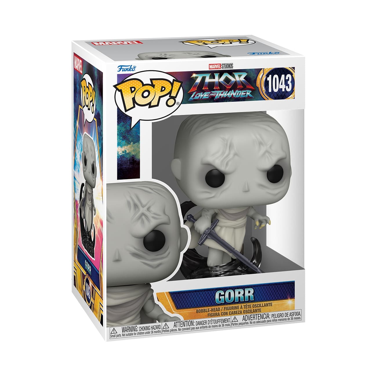 Фигурка Funko POP Горр Убийца богов из фильма ТОР из вселенной Marvel  купить по цене 1499 ₽ в интернет-магазине Детский мир