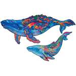 Пазл деревянный UNIDRAGON Млечные киты размер 52x82 см 700 деталей