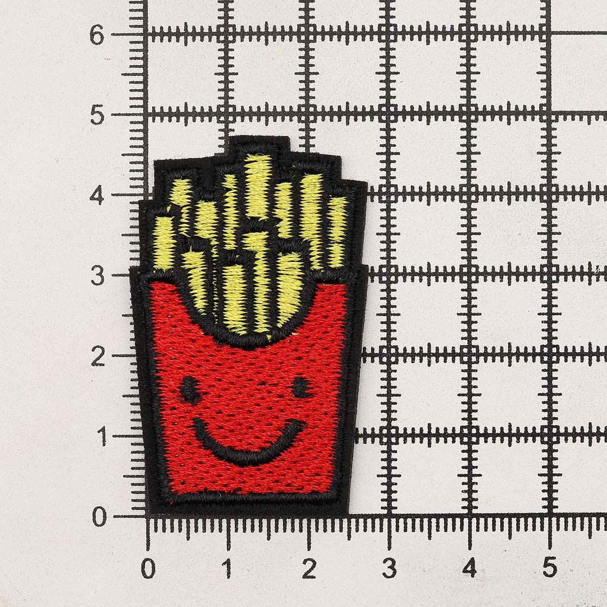 Термоаппликация Hobby Pro нашивка заплатка Картошка Фри 4.5х3 см для ремонта и декора одежды - фото 3