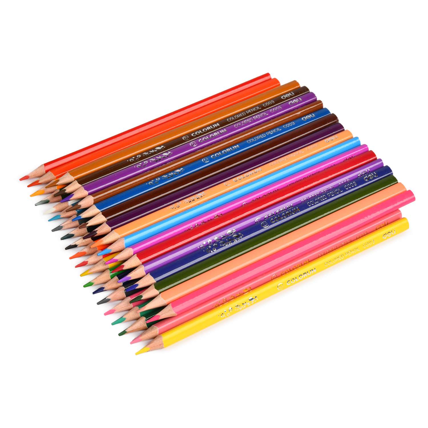 Карандаши Deli Color Run с точилкой 36 цветов EC00337 - фото 3