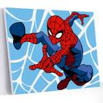 Рисунок по номерам Hobby Paint на картоне 15х21 см Ловкий паук
