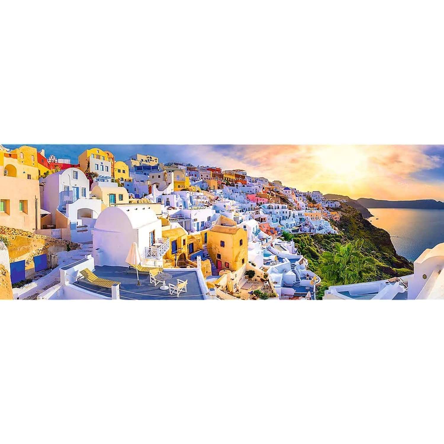 Пазл 1000 деталей TREFL Закат на Санторини Греция - фото 2