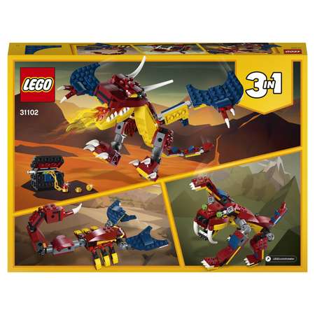 Конструктор LEGO Creator Огненный дракон 31102