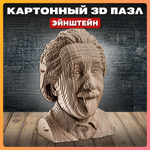 Конструктор QBRIX 3D картонный Эйнштейн 20002