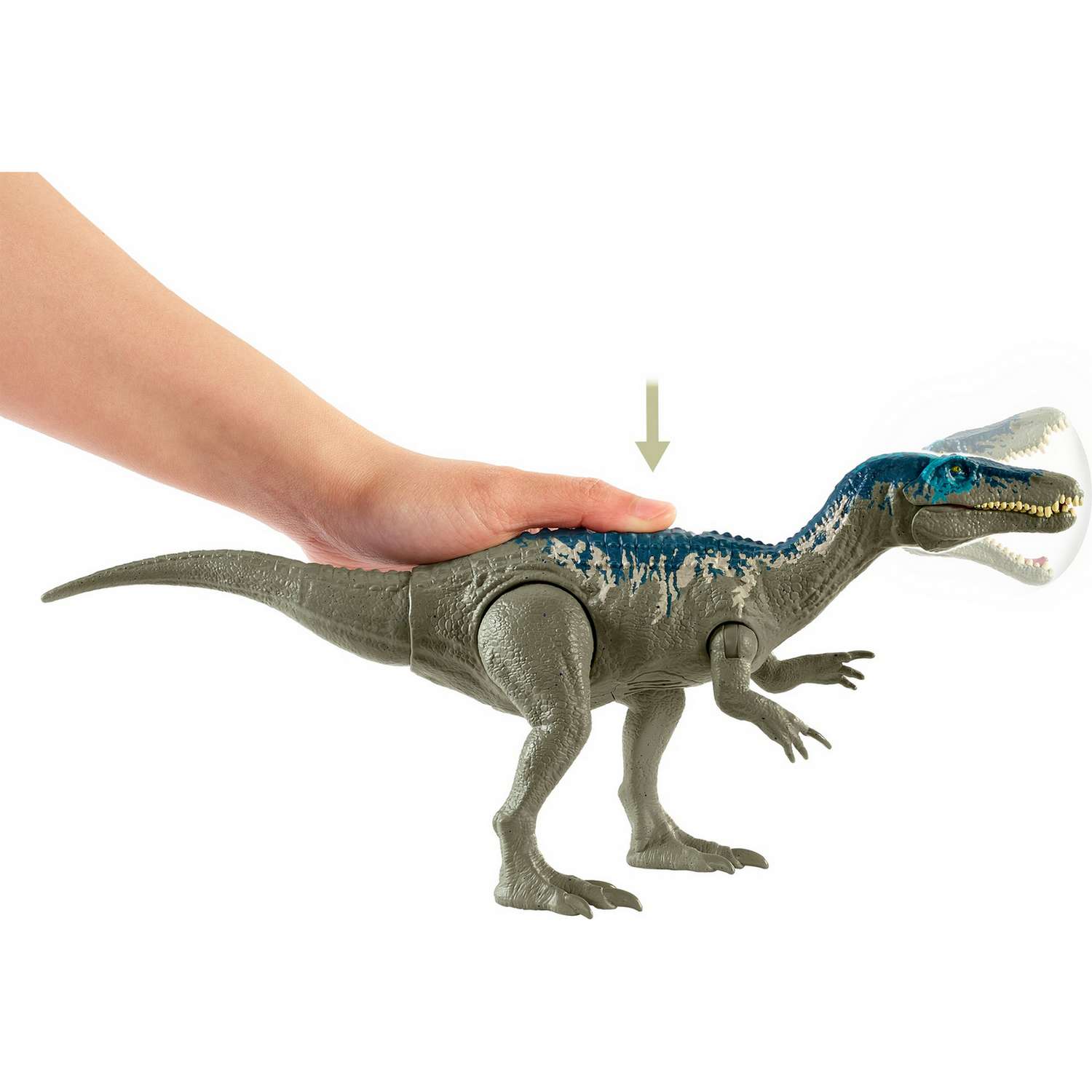 Фигурка Jurassic World Рычащий динозавр Барионикс Хаос HBX37 - фото 6