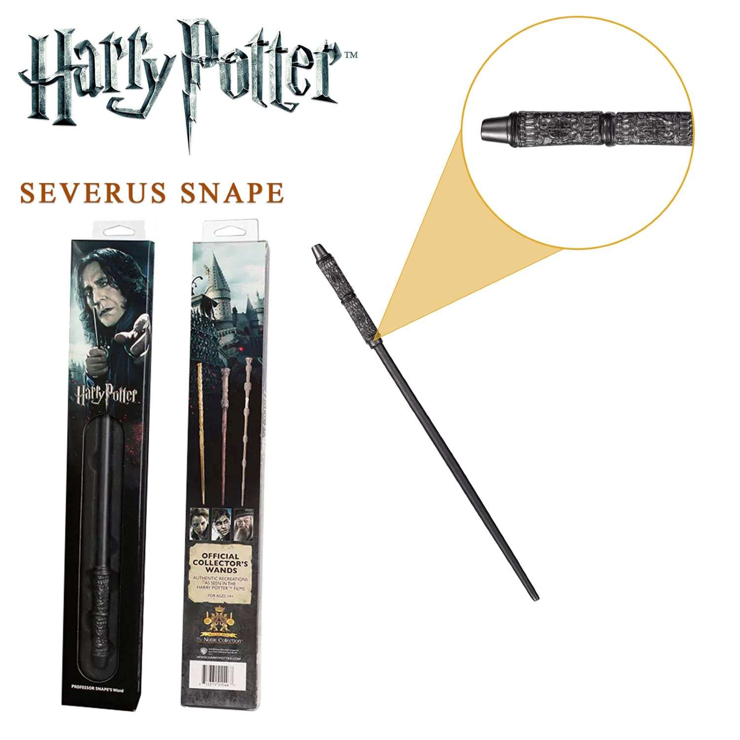 Волшебная палочка Harry Potter Северус Снейп 35 см - premium series - фото 5