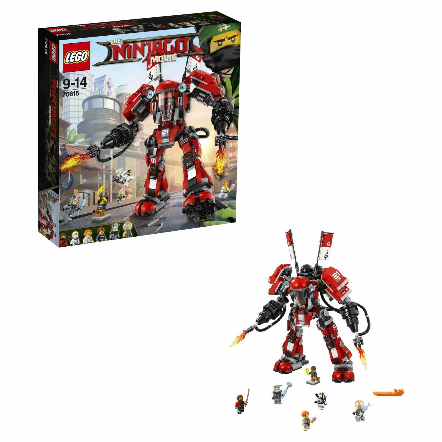 Конструктор LEGO Ninjago Огненный робот Кая (70615)