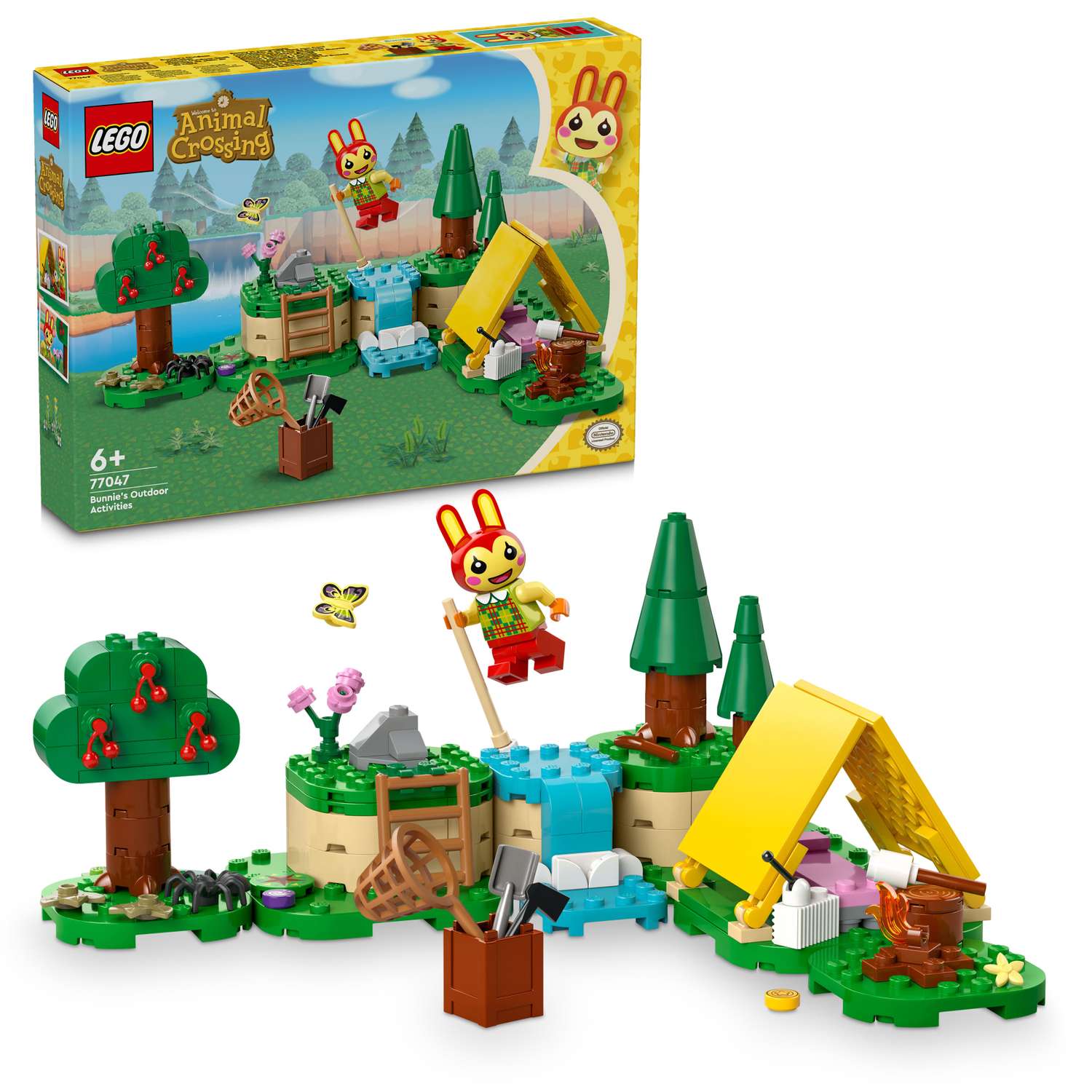 Конструктор LEGO Animal crossing Bunnies Outdoor Activities 77047 - фото 1