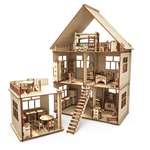 Кукольный домик Dolodom деревянный ТВУ-10-0033