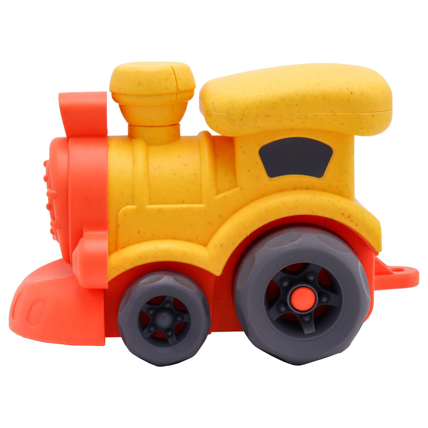 Игрушка Funky Toys Эко-машинка поезд Желтый 16 см FT0416349-2 - фото 3