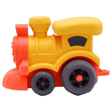 Игрушка Funky Toys Эко-машинка поезд Желтый 16 см FT0416349-2