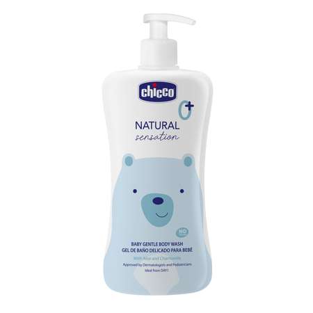 Нежное средство для купания Chicco без слез Natural Sensation 500 мл с алое и ромашкой