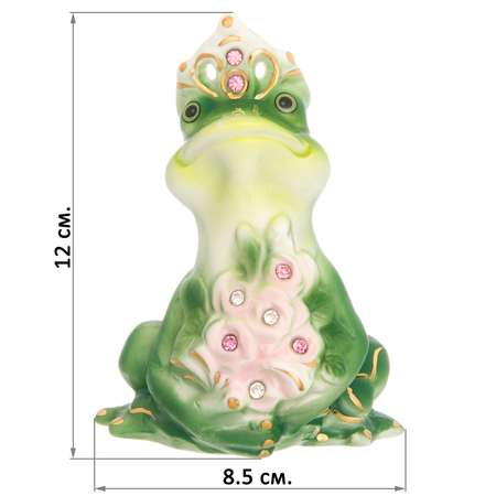 Фигурка декоративная Elan Gallery 8.5х7.5х12 см Царевна лягушка цветная