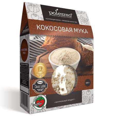 Мука Polezzno кокосовая 500г