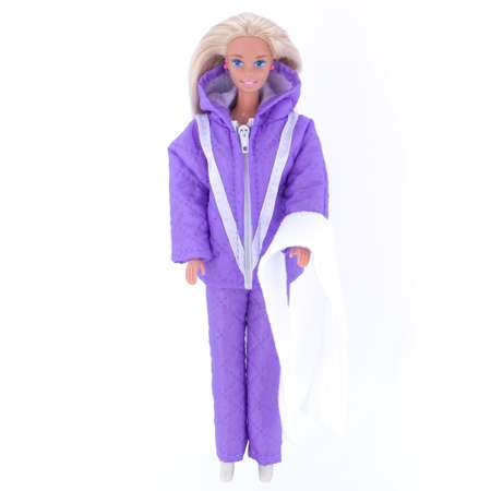 Комплект одежды Модница для куклы 29 см из синтепона 1404 сиреневый