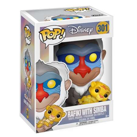 Фигурка Funko Pop vinyl Disney The Lion king Rafiki Simba Fun906