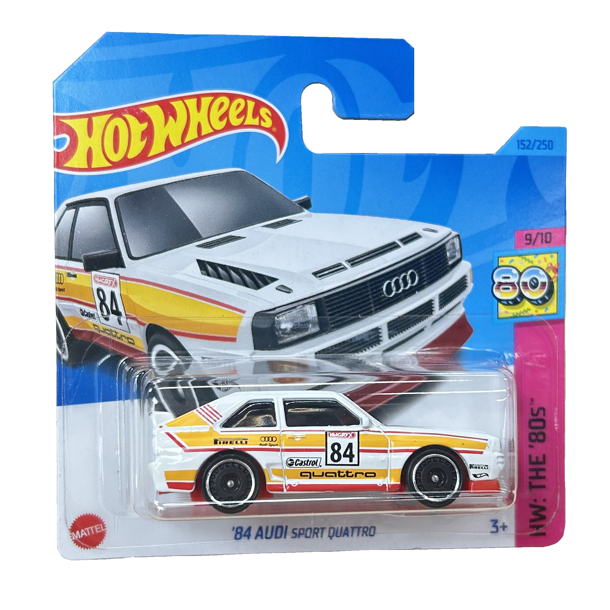 Автомобиль Hot Wheels Audi AUDI SPORT QUATTRO белый 63132 - фото 2