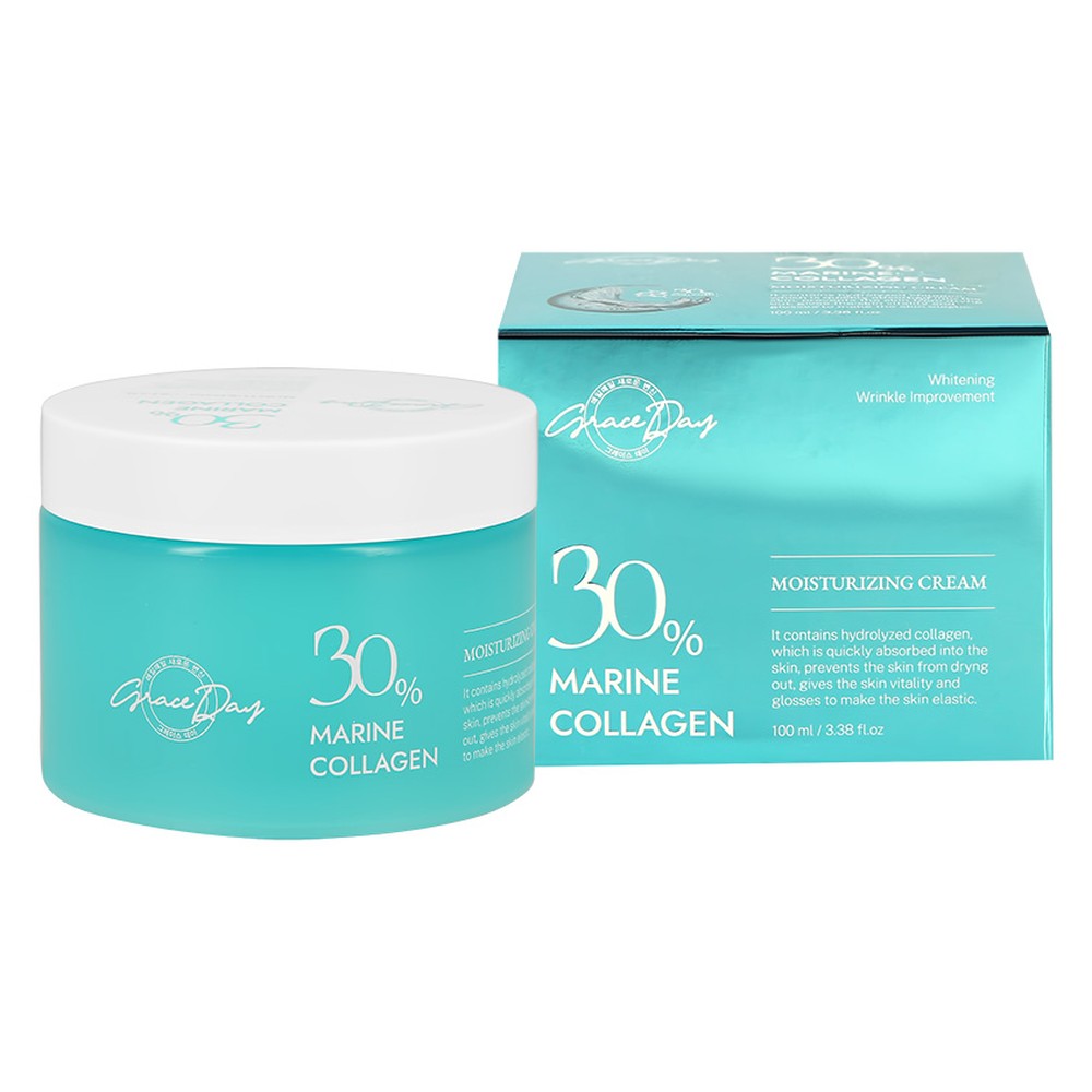 Крем для лица Grace day 30% marine collagen с морским коллагеном 100 мл - фото 4