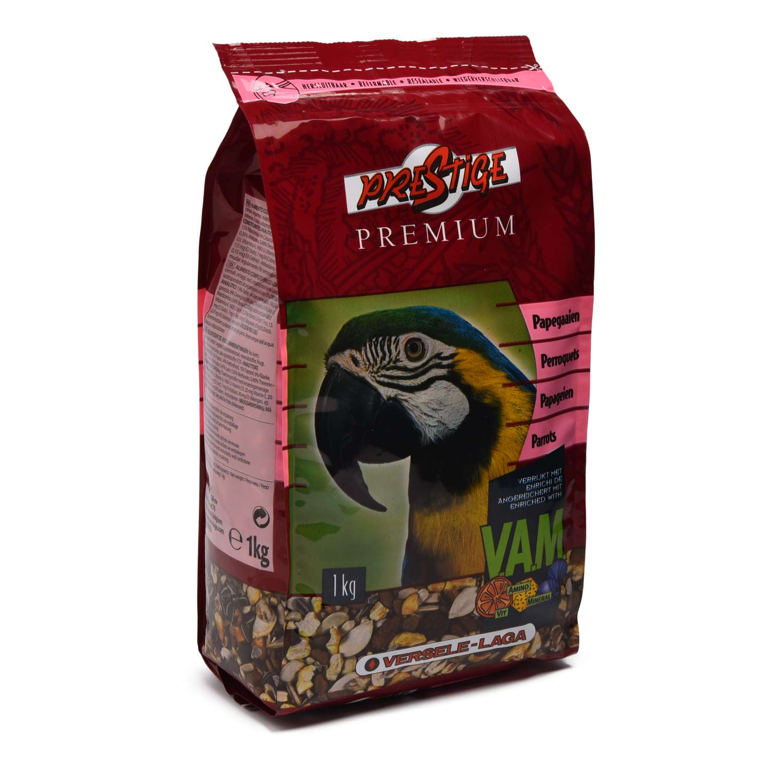 Корм для попугаев Versele-Laga Prestige Premium Parrots крупных 1кг - фото 1