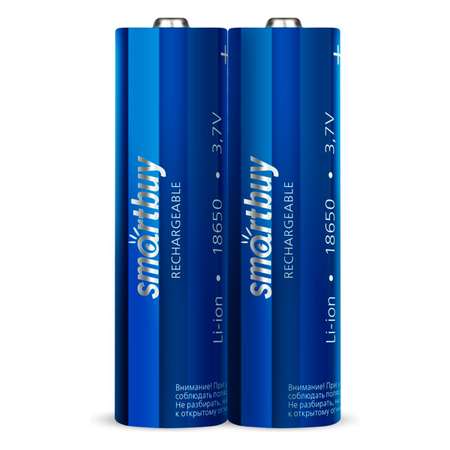 Аккумулятор Smartbuy 2000 mAh LI18650 - 2 шт. в упаковке