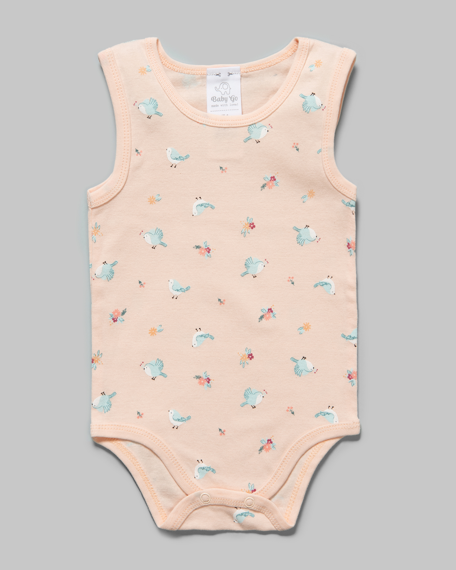 Боди-майка Baby Gо 2 шт цвет белый S24BG1-15601ig-F0JJ купить по цене 349 ₽  в интернет-магазине Детский мир