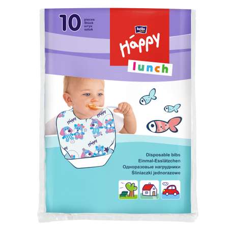 Нагрудники Bella baby Happy Lunch по 10 шт