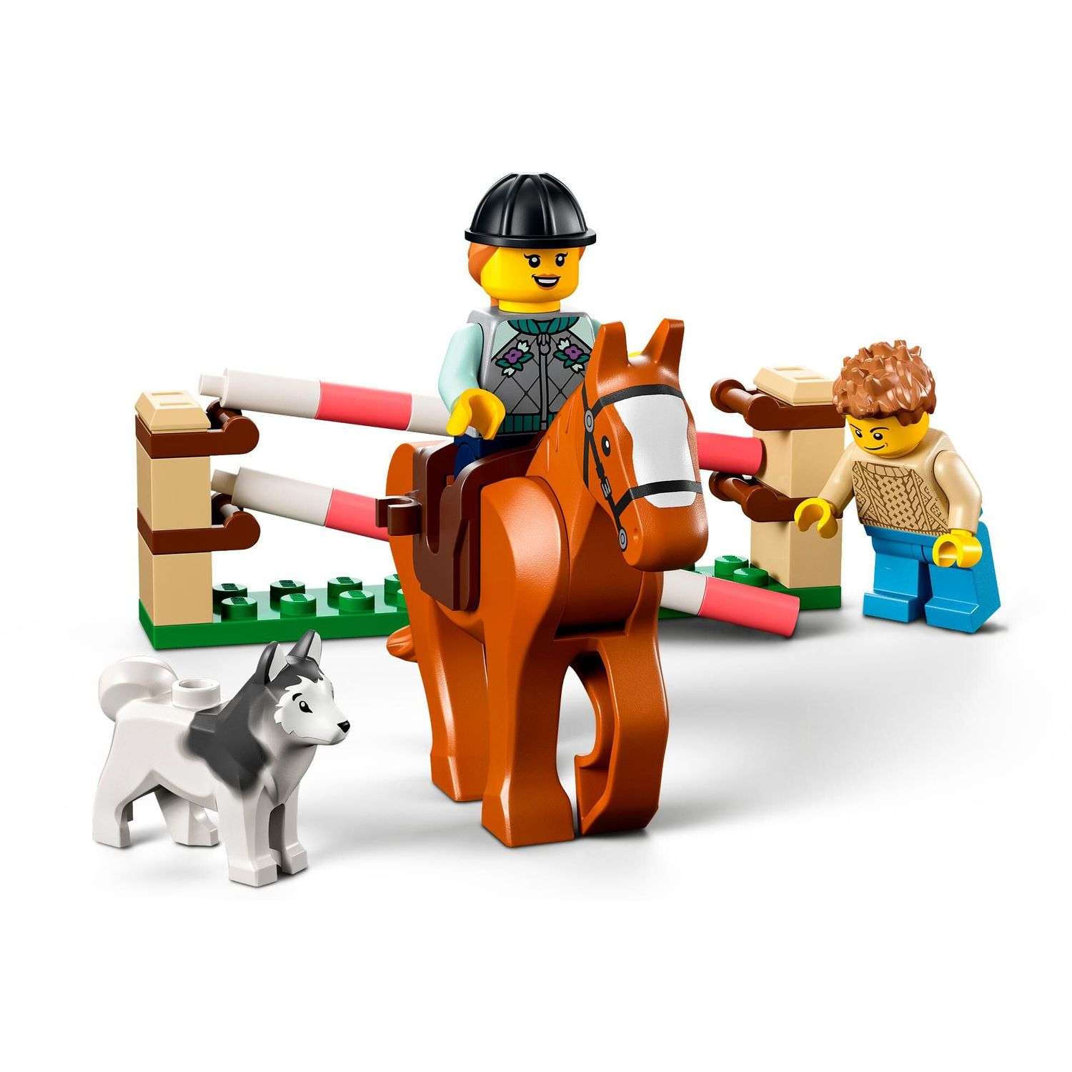 Конструктор LEGO City Машина с прицепом для лошади 60327 - фото 4