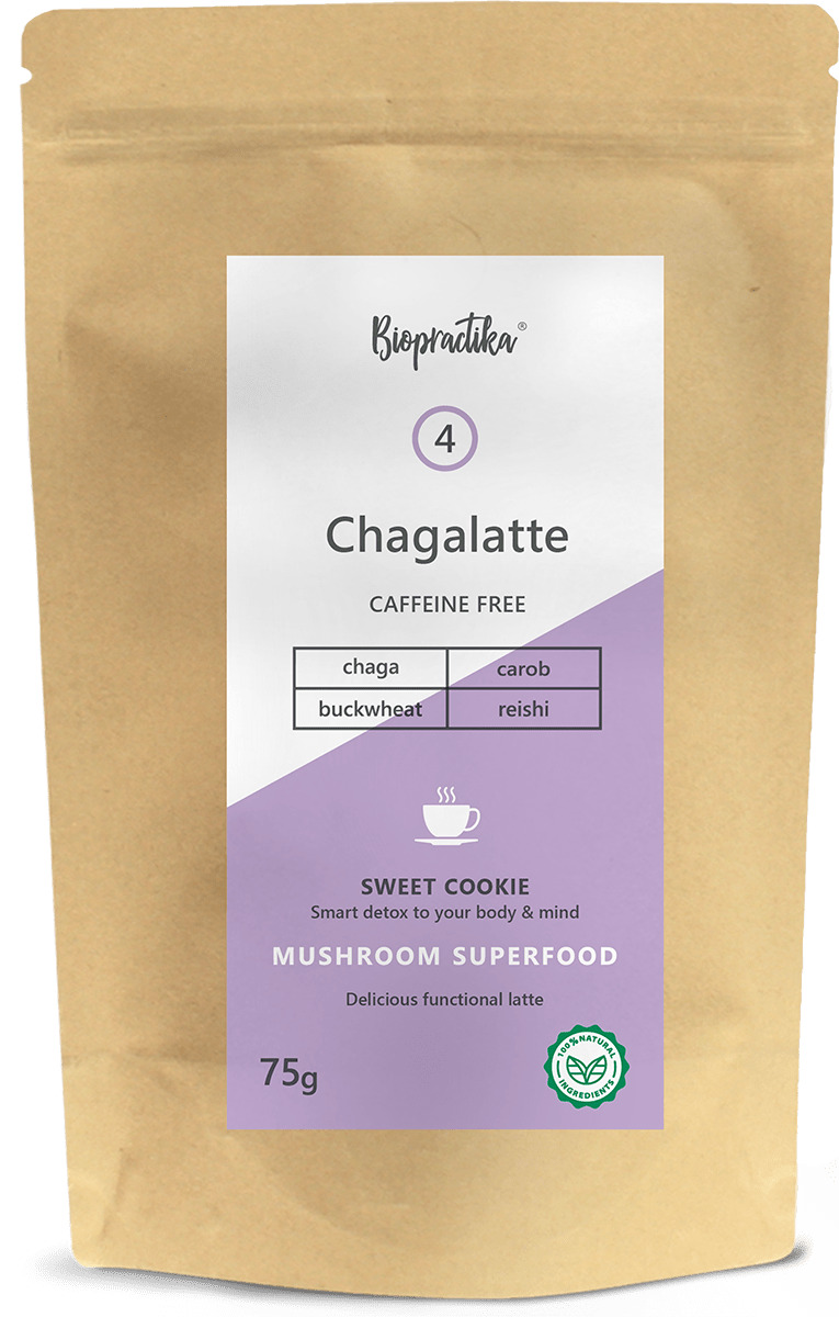 Напиток растворимый Biopractika Chagalatte №4 Sweet Cookie 75 г. - фото 1