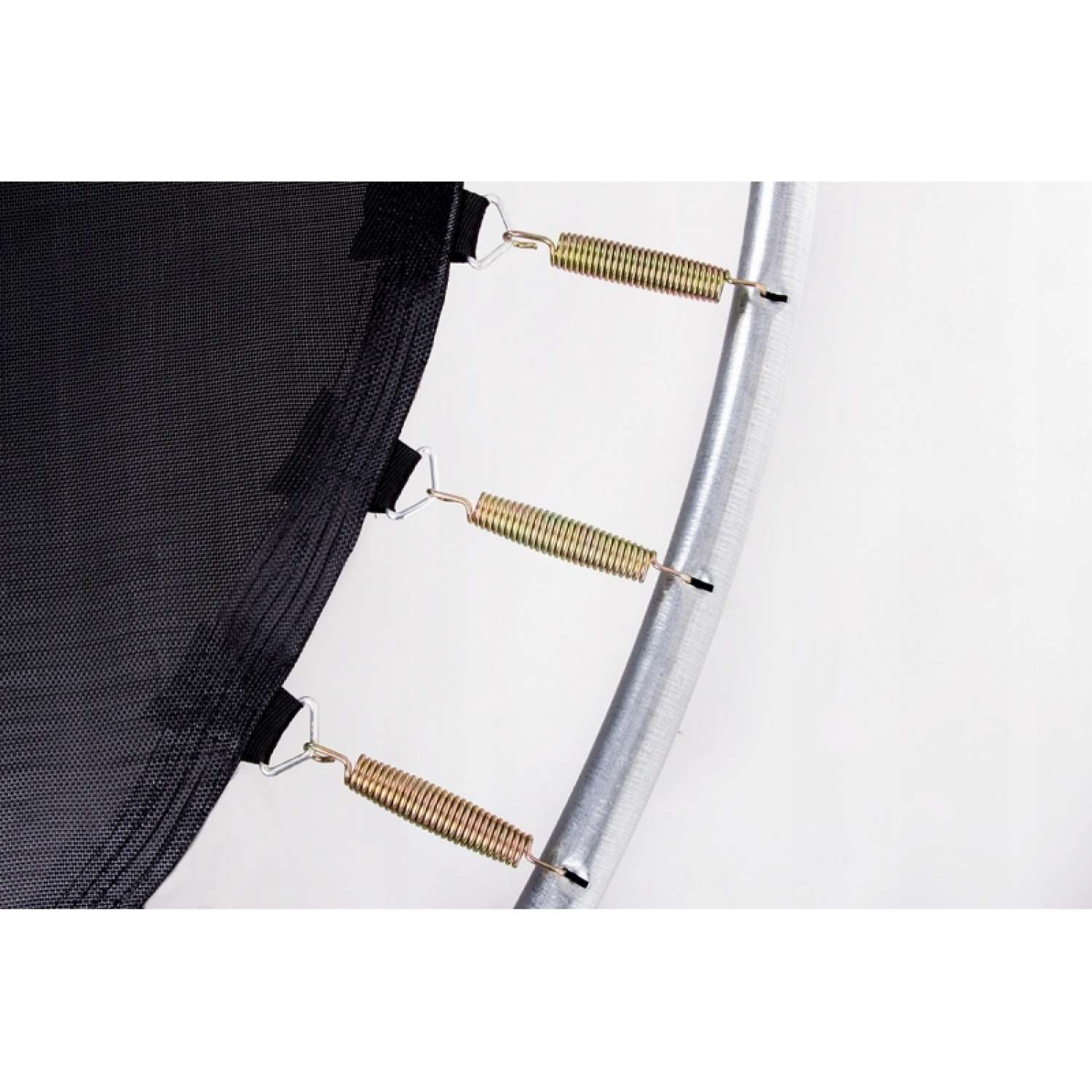 Батут Капризун с лестницей и внешней сеткой 306 см черный - фото 5