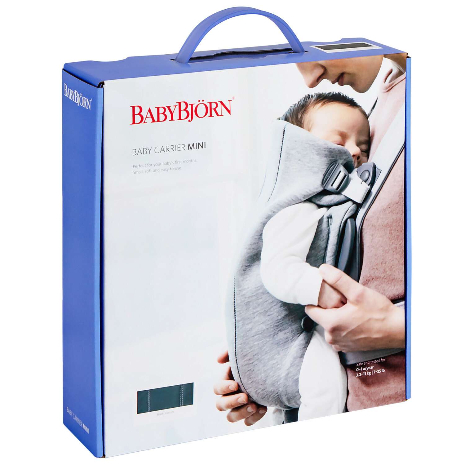 Рюкзак для новорожденных BabyBjorn Mini Cotton Jersey 0210.76 - фото 2