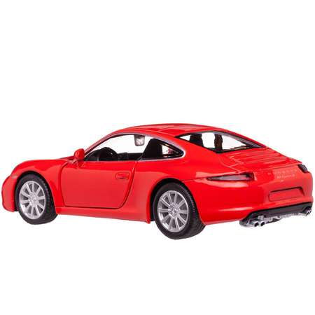 Машина металлическая Uni-Fortune Porsche 911 Carrea S красный цвет двери открываются