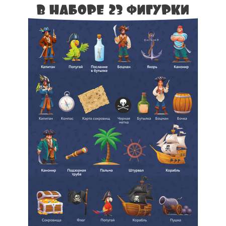 Игровой набор в коробке Нескучные игры Пираты