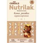 Каша безмолочная Nutrilak Premium Procereals рисовая 200г с 4месяцев