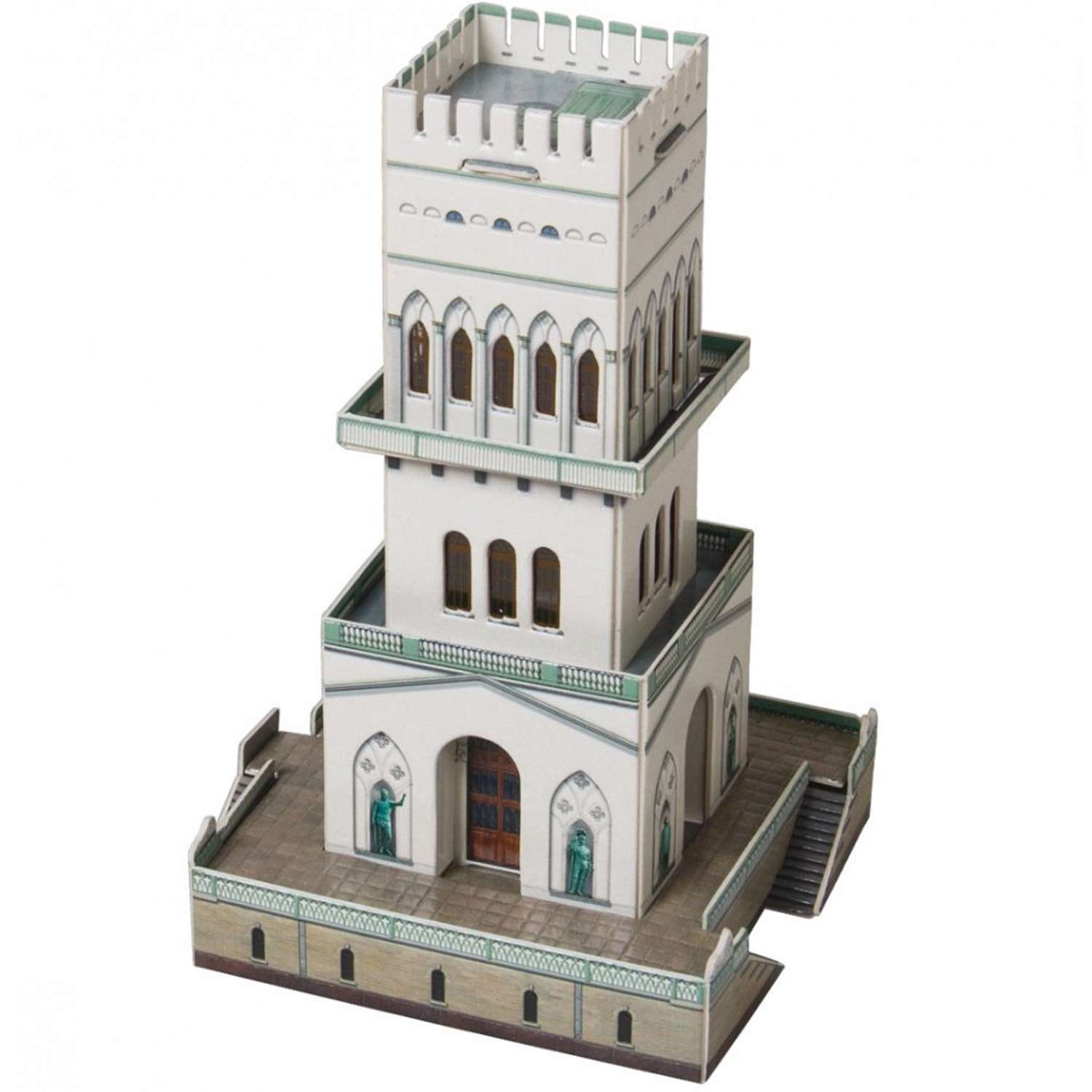 Сборная модель Умная бумага Архитектура Белая башня 406 406 - фото 2