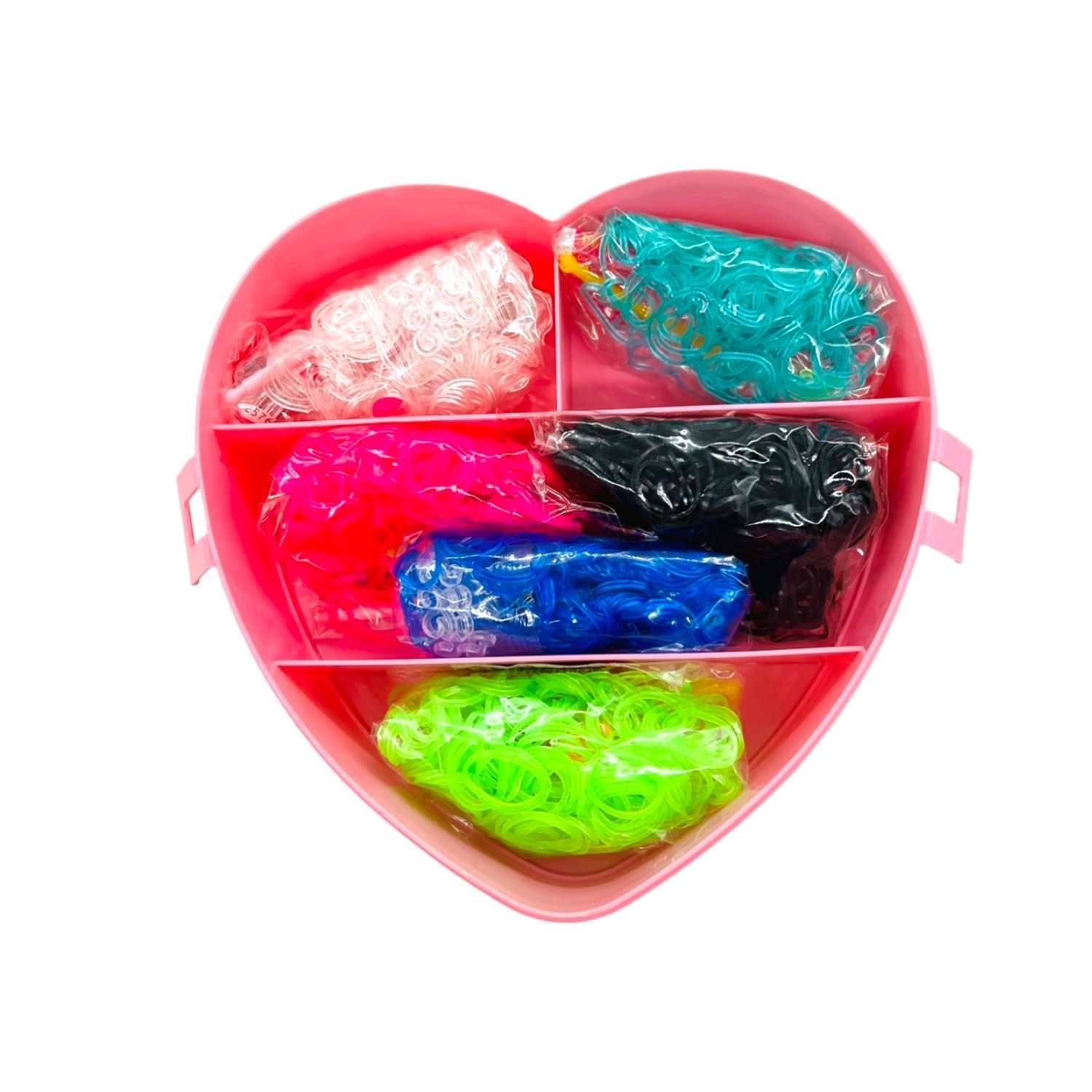 Сердечко из резиночек для плетения