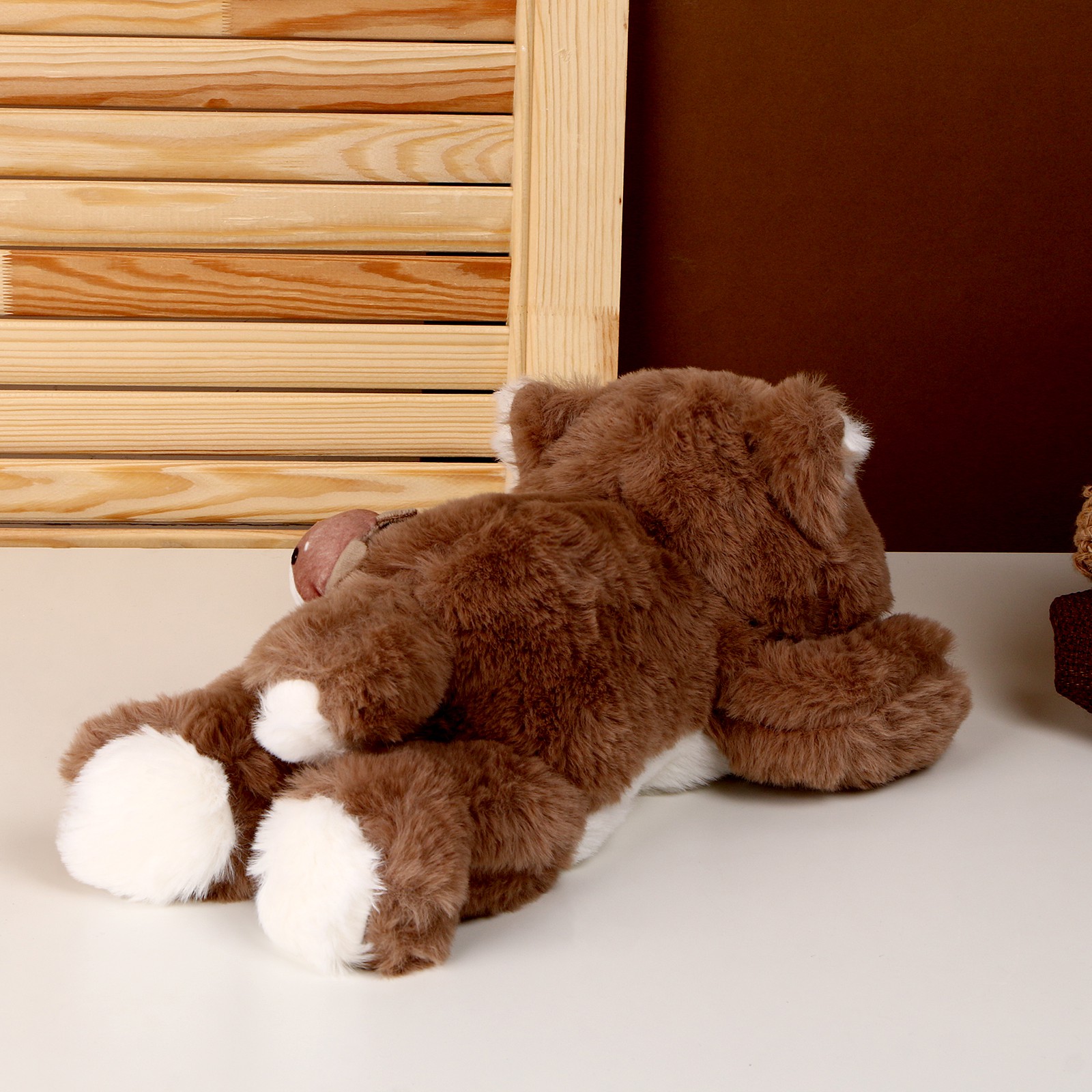 Мягкая игрушка Sima-Land «Собака» 33 см цвет коричневый - фото 3