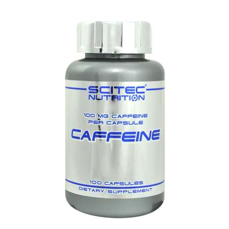 Витамины спортивные Scitec Nutrition Комплексная пищевая добавка Кофеин 100 мг 100 капсул