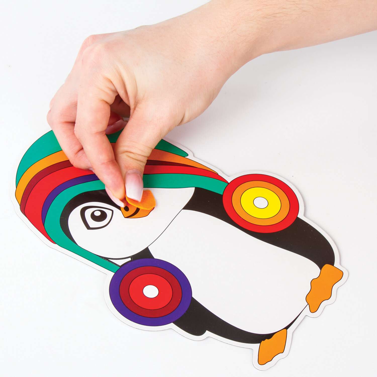 Набор для творчества Юнландия для изготовления аппликаций из фетра Пингвинчик 20х15 см - фото 9