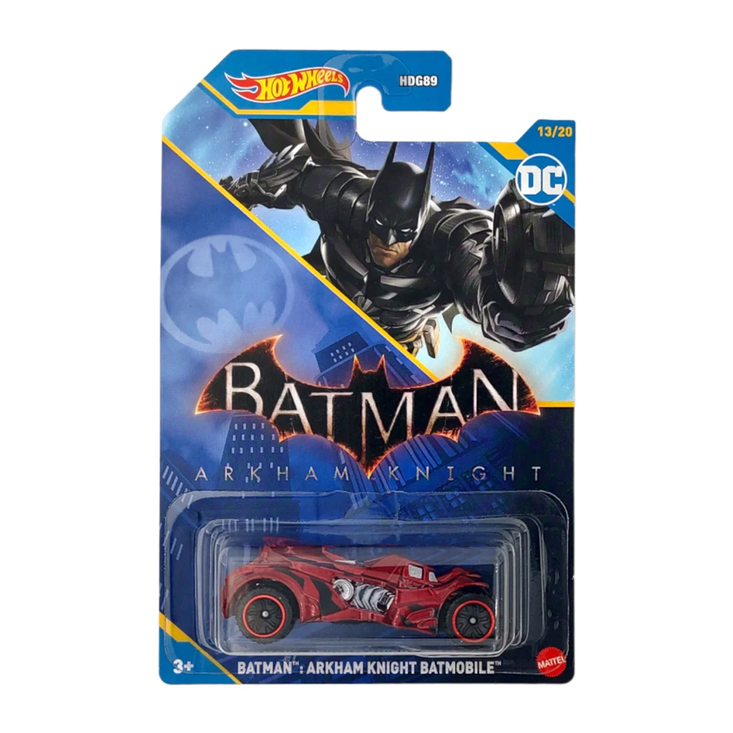 Игрушечная машинка Hot Wheels бэтмен batman arkham knight batmobile купить  по цене 649 ₽ в интернет-магазине Детский мир