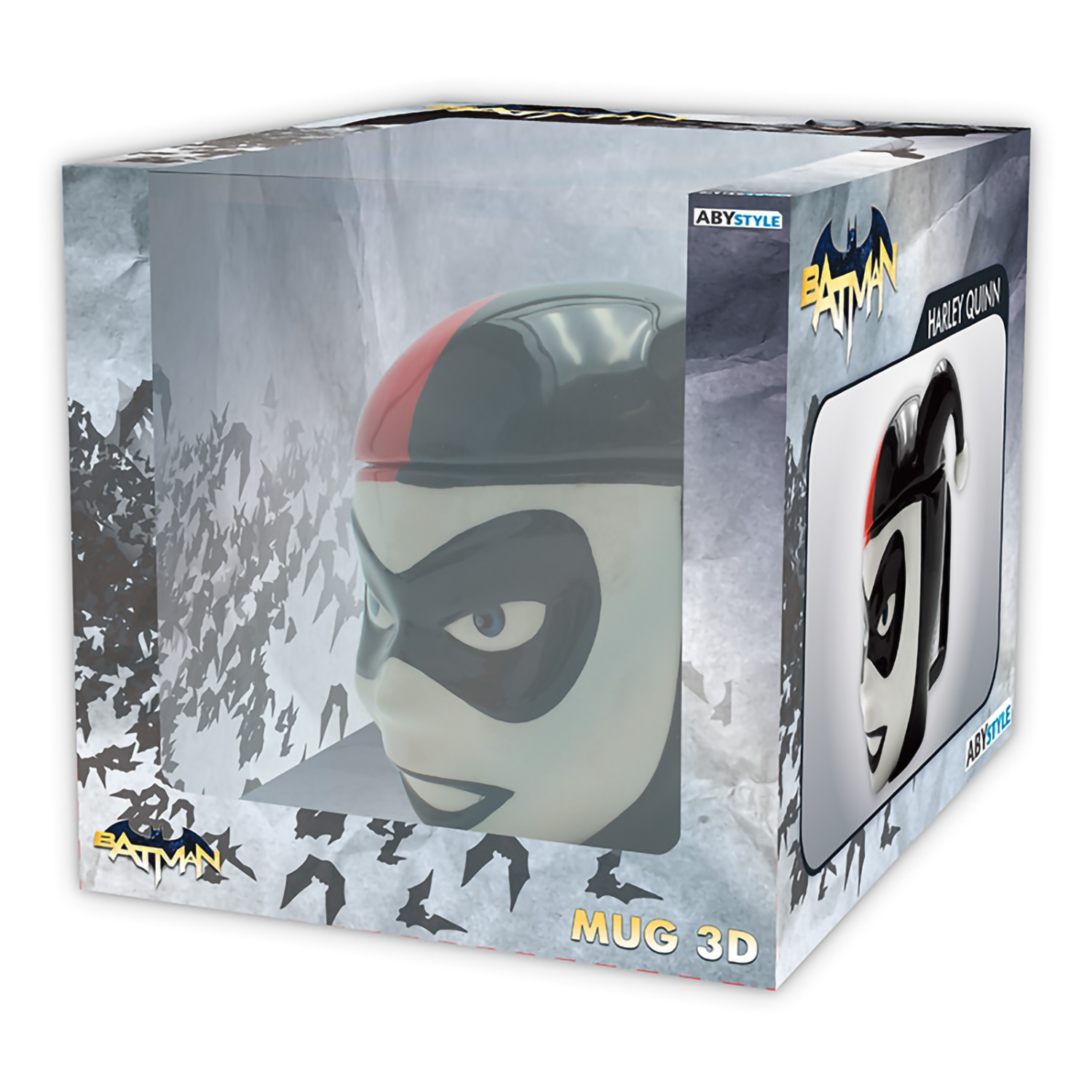 Кружка ABYStyle 3D с крышкой DC Comics Harley Quinn 300ml ABYMUG419 - фото 2