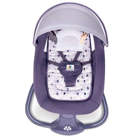 Качели-шезлонг Mastela Электронные для новорожденных фиолетовый