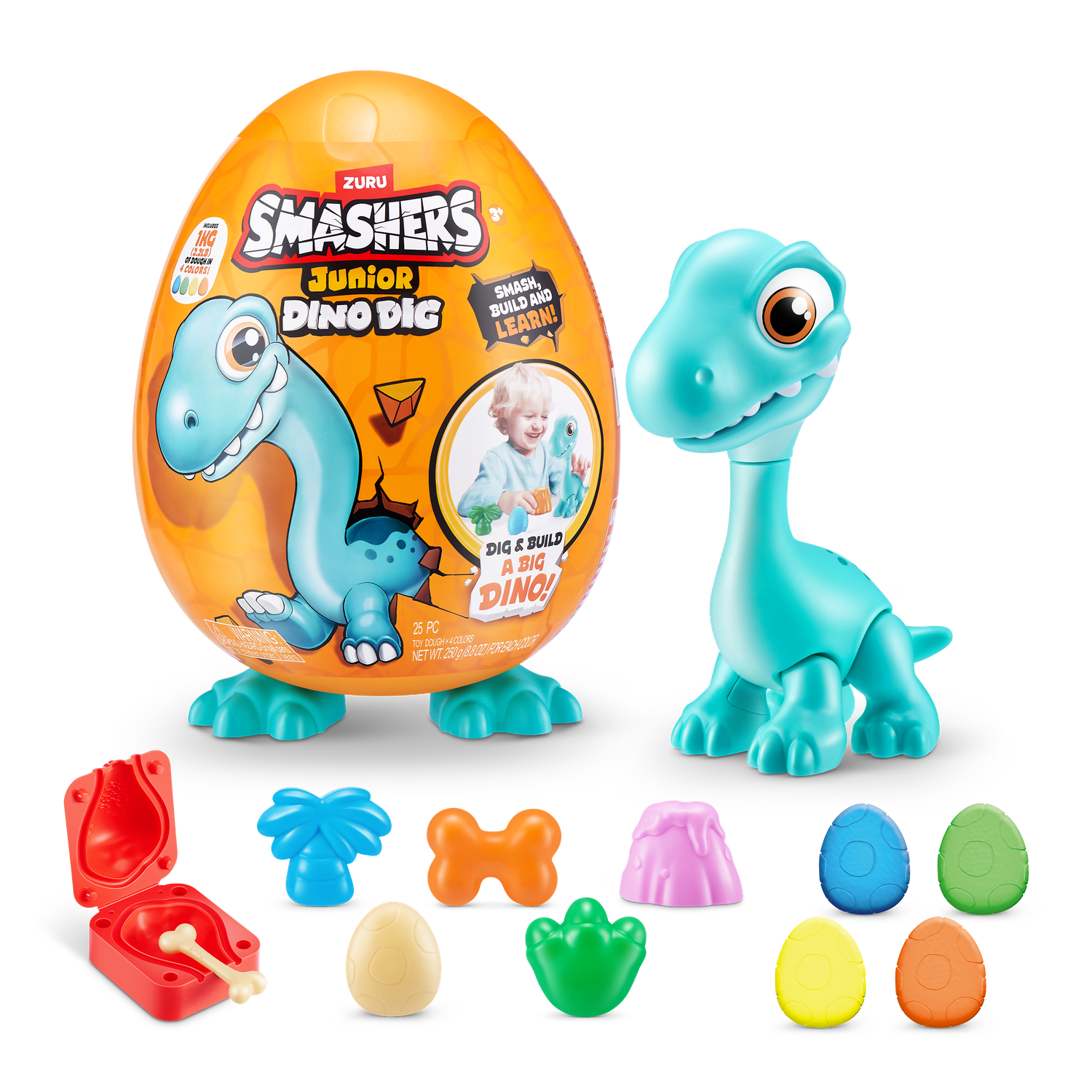 Набор игровой Smashers Junior Dino DIG Яйцо большое в непрозрачной упаковке (Сюрприз) 74115 - фото 14