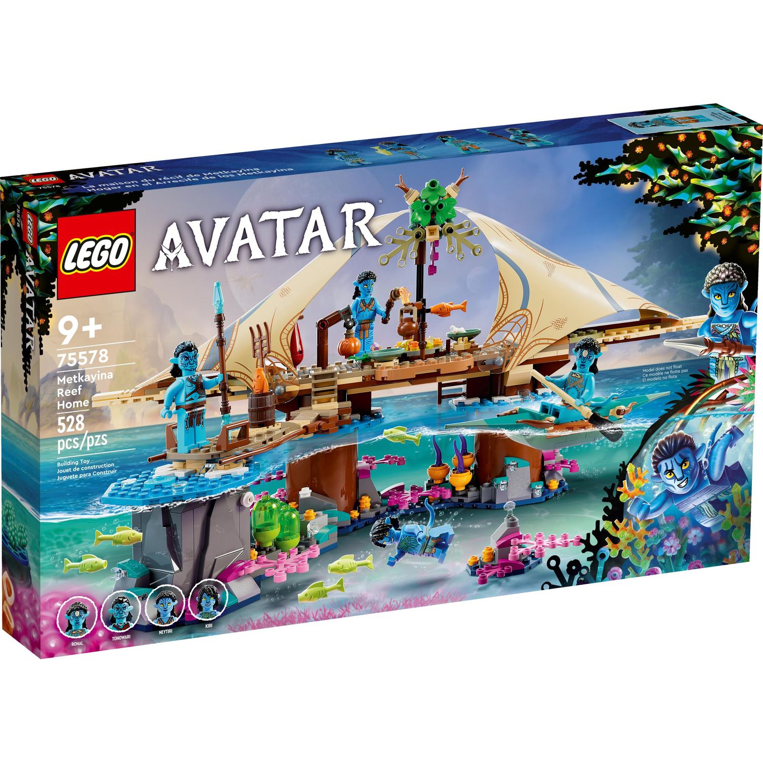 Конструктор LEGO Avatar Дом Меткайина на рифе 75578 купить по цене 6999 ₽ в  интернет-магазине Детский мир