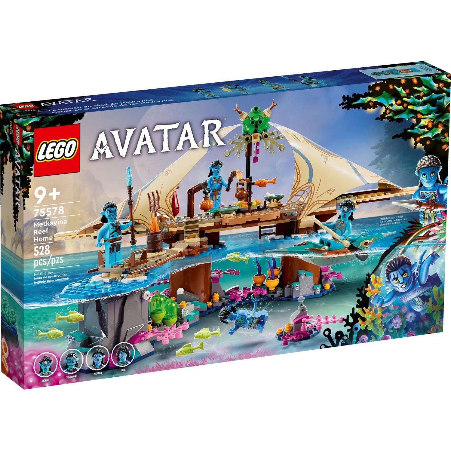 Конструктор LEGO Avatar Дом Меткайина на рифе 75578 - фото 1