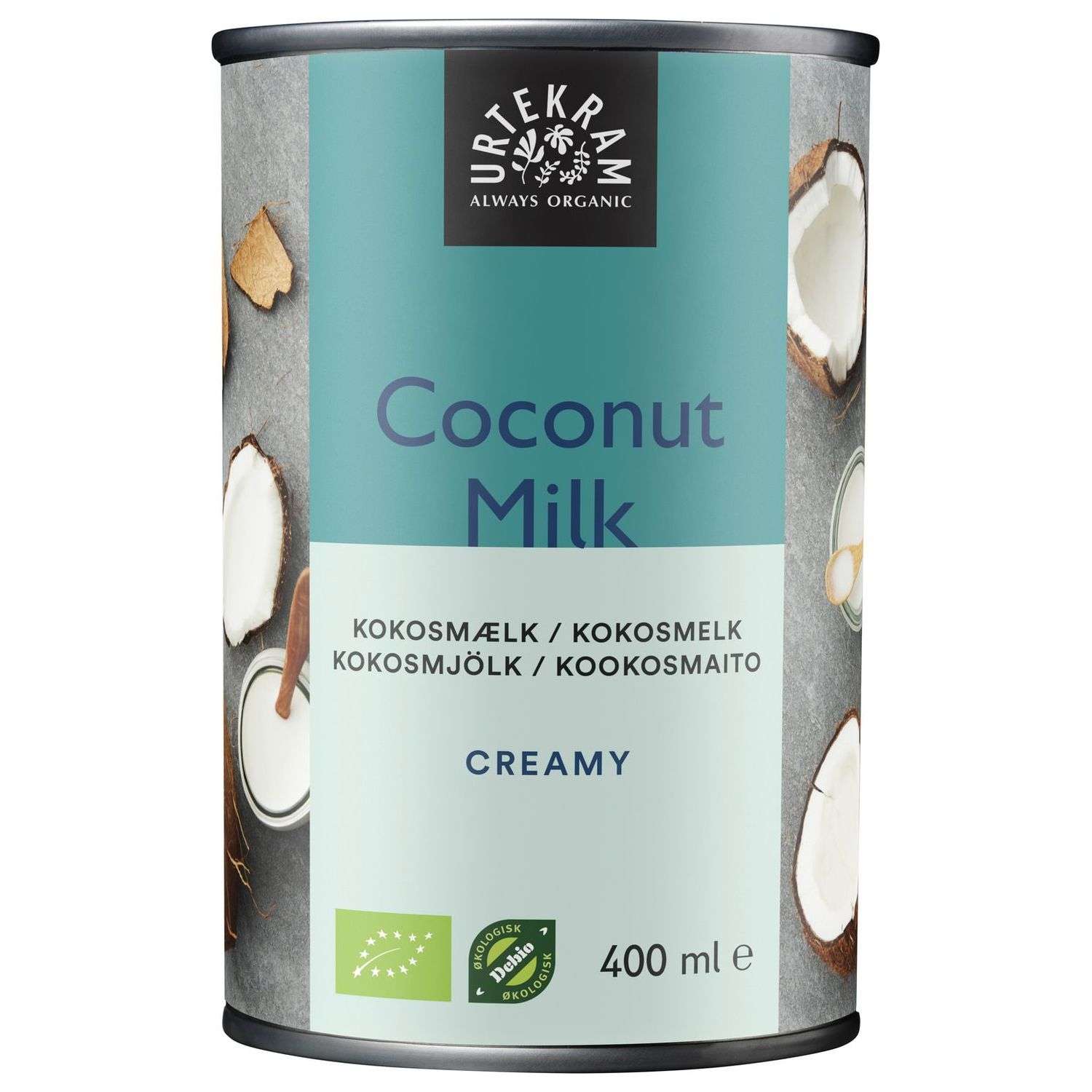 Молоко Urtekram кокосовое органическое 18% 400мл - фото 1