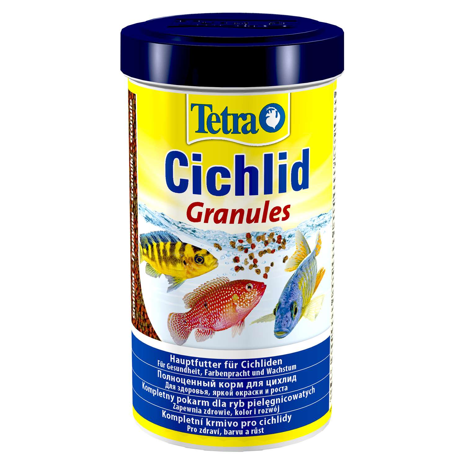 Корм дял рыб Tetra Cichlid Granules всех видов цихлид в гранулах 500мл - фото 1