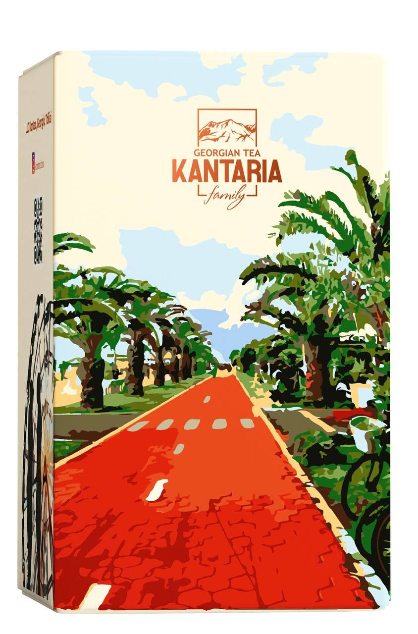 Черный крупнолистовой чай KANTARIA Каникулы в Батуми с фейхоа 50 г - фото 1