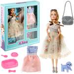 Кукла для девочки 1TOY Alisa с питомцем аксессуарами