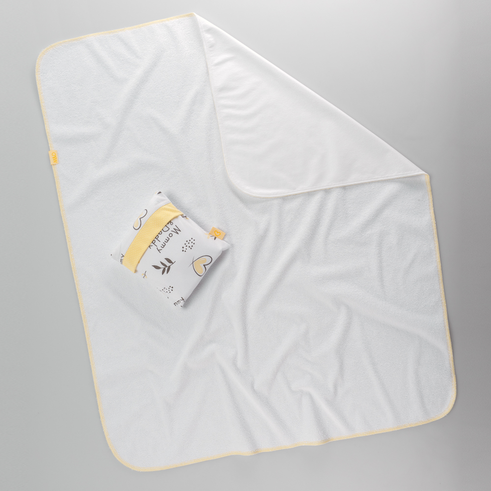 Клеенка-пеленка многоразовая Mrs.Stretch Mr.Jersy непромокаемая цвет белый- желтый 60х80 см - фото 9