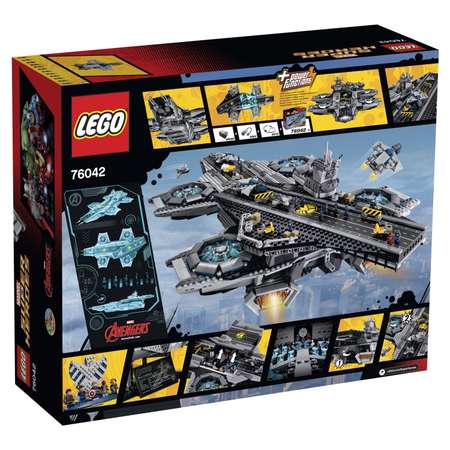 Конструктор LEGO Super Heroes Воздушный перевозчик организации Щ.И.Т. (76042)